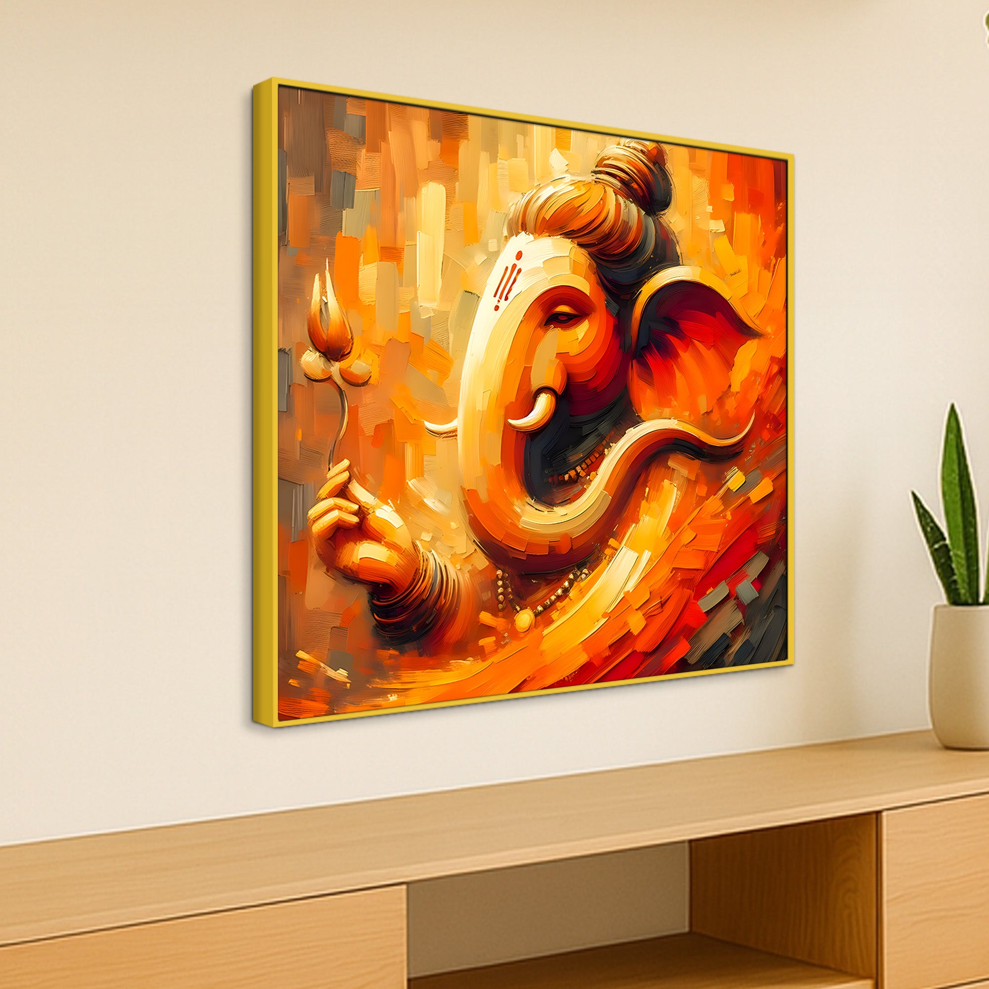 Divine Ganpati Bappa Painting