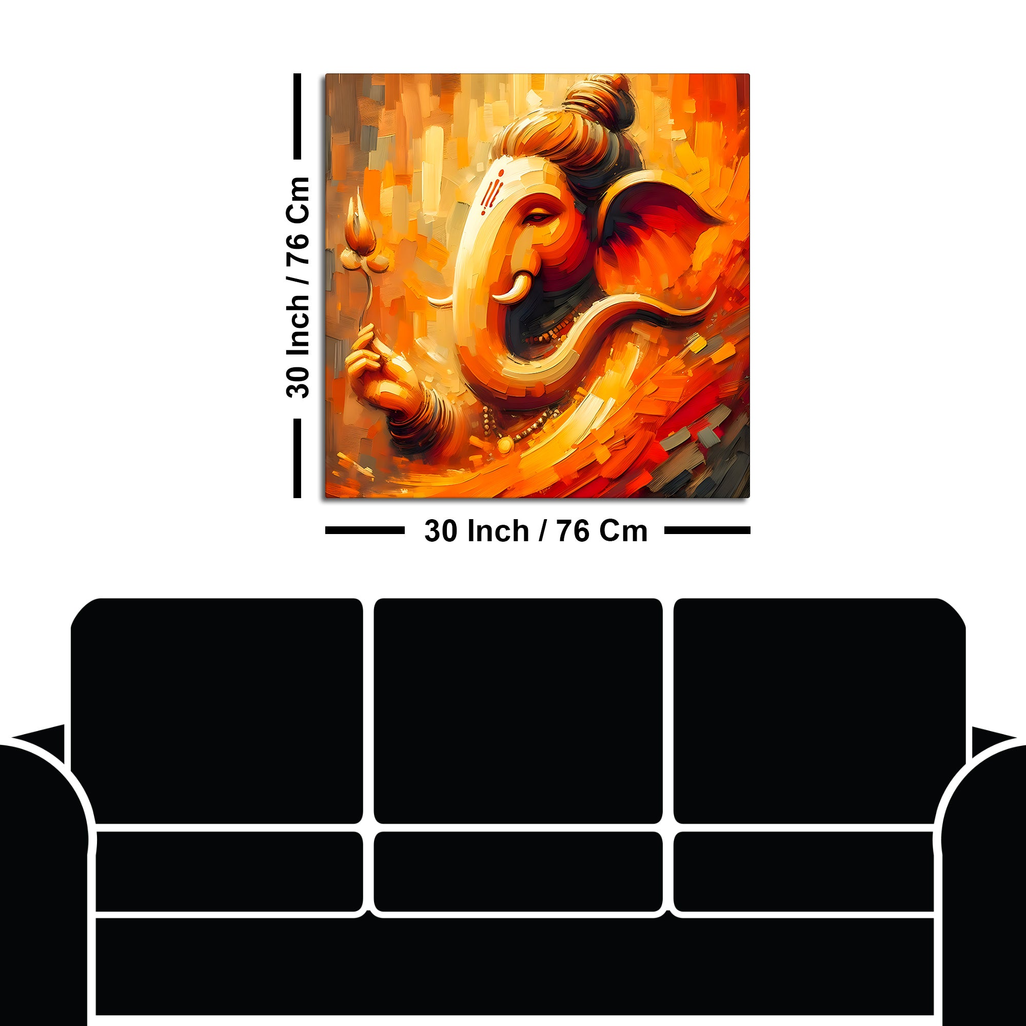 Divine Ganpati Bappa Painting