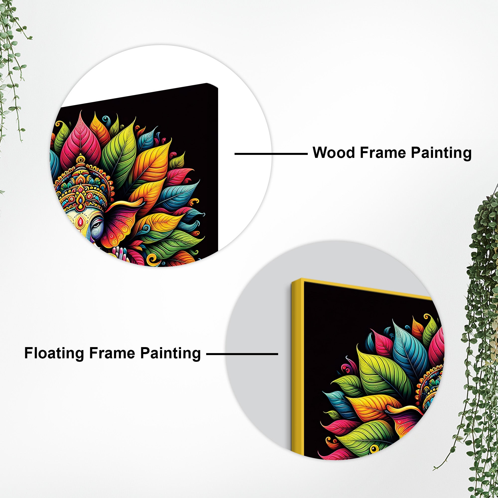 Divine Ganpati Canvas Wall Painting