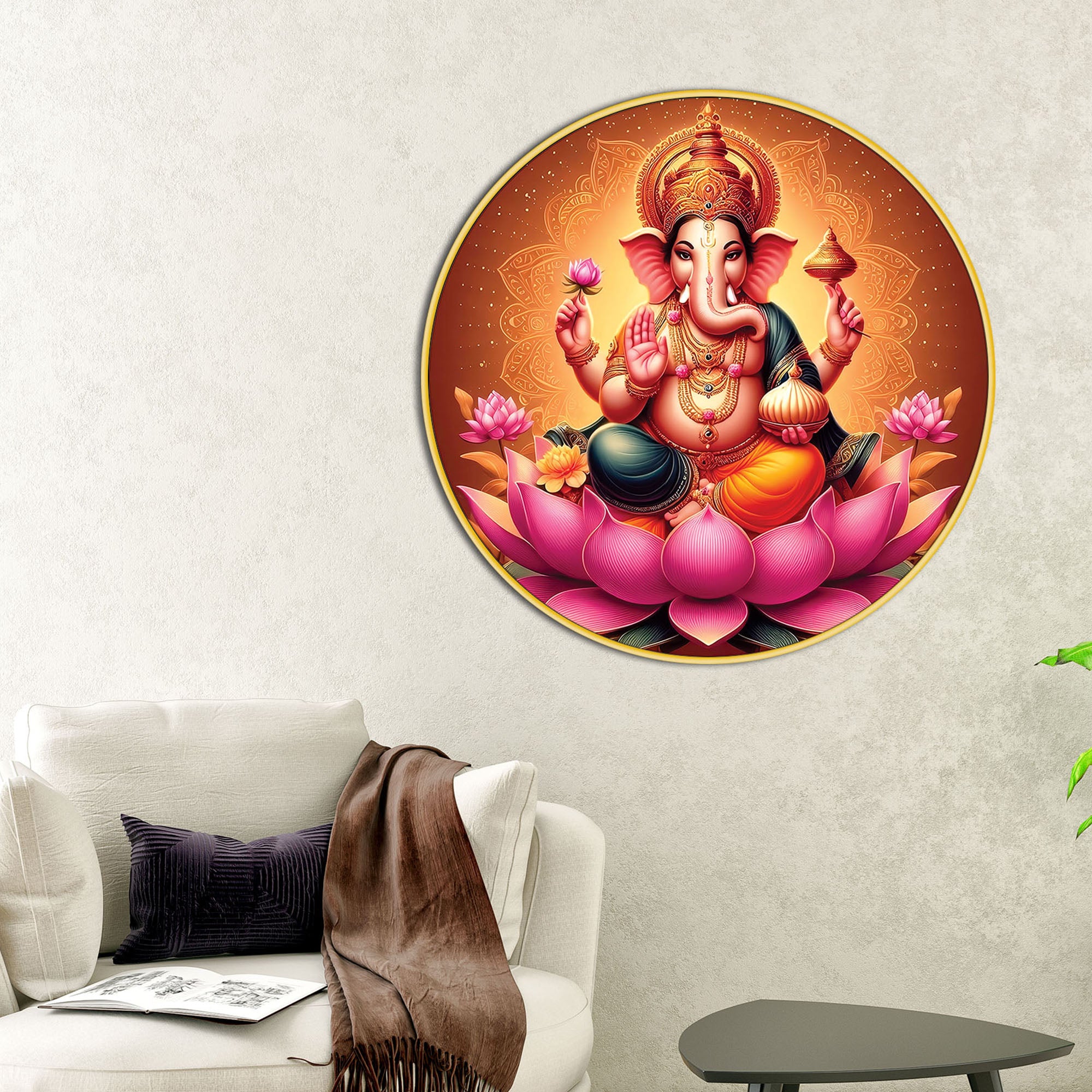 divine-ganpati-on-lotus-canvas-painting