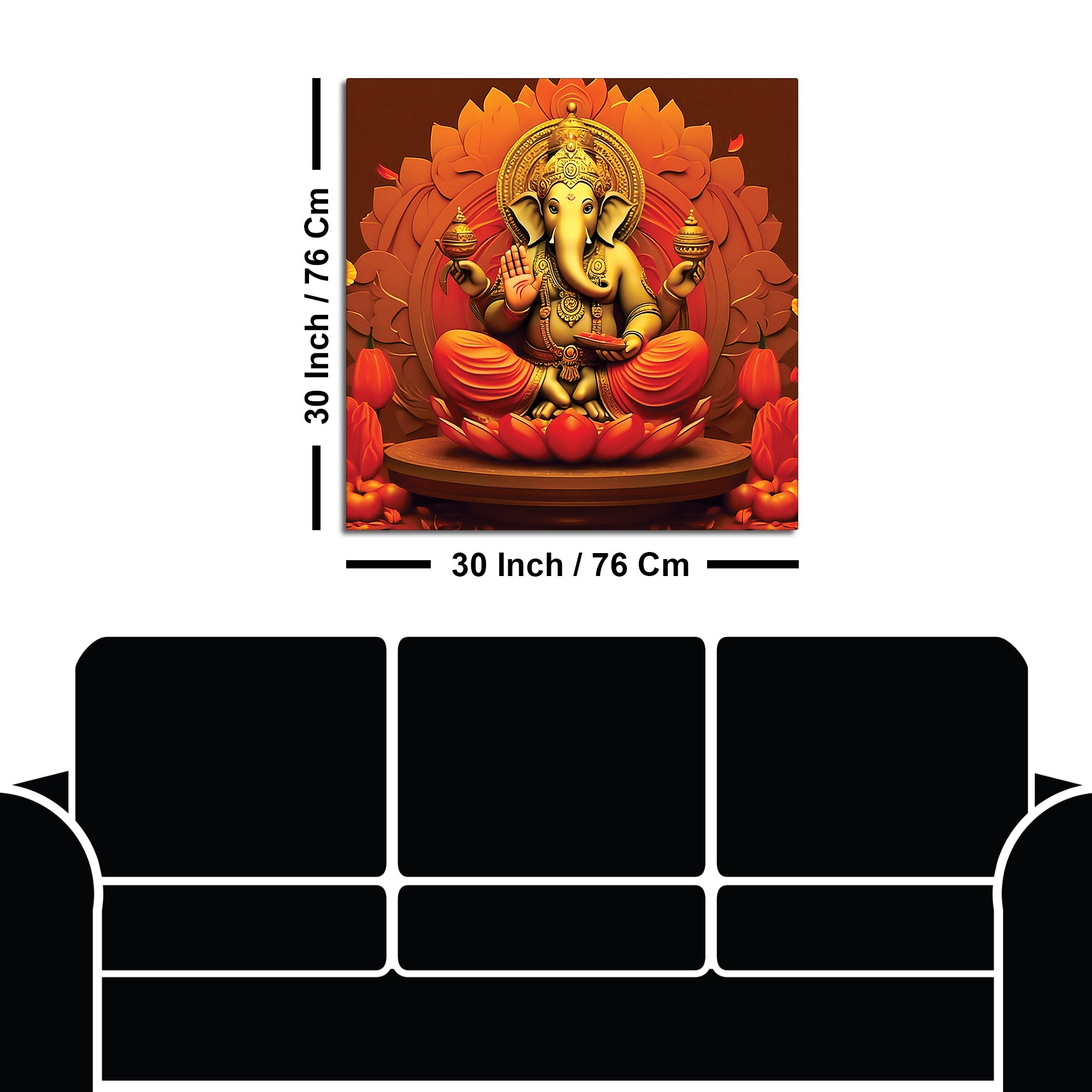Divine Ganpati Painting for Home & Office