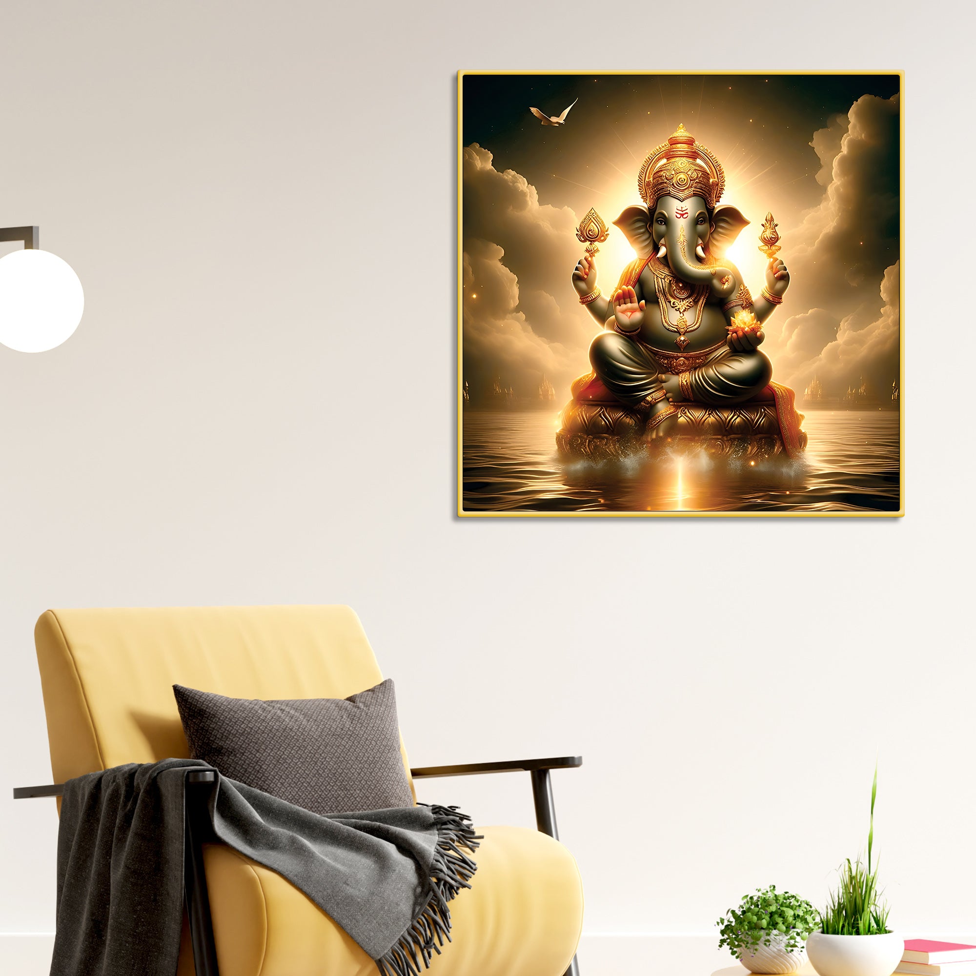 Divine Ganpati Painting for Office Decor