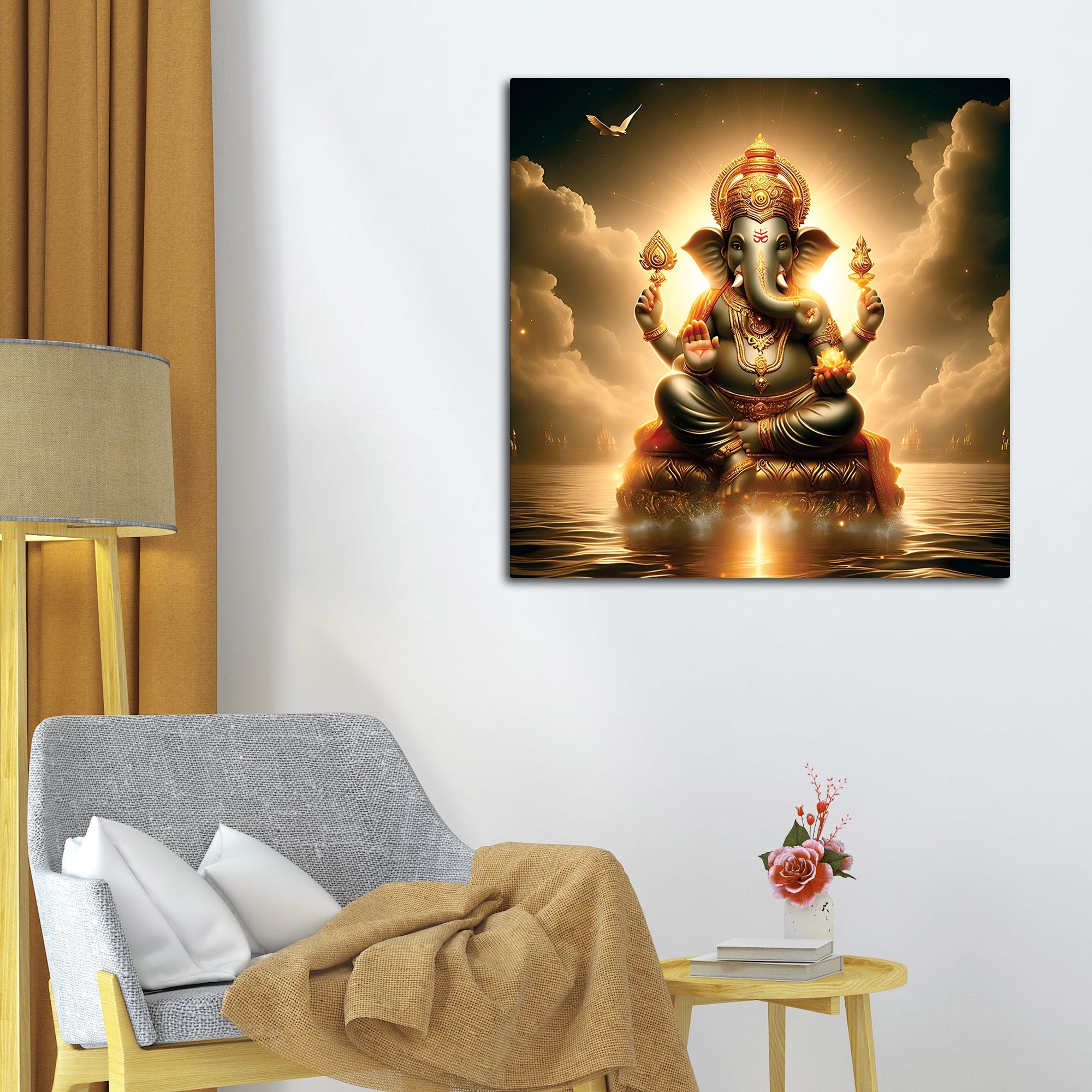 Divine Ganpati Painting for Office Decor
