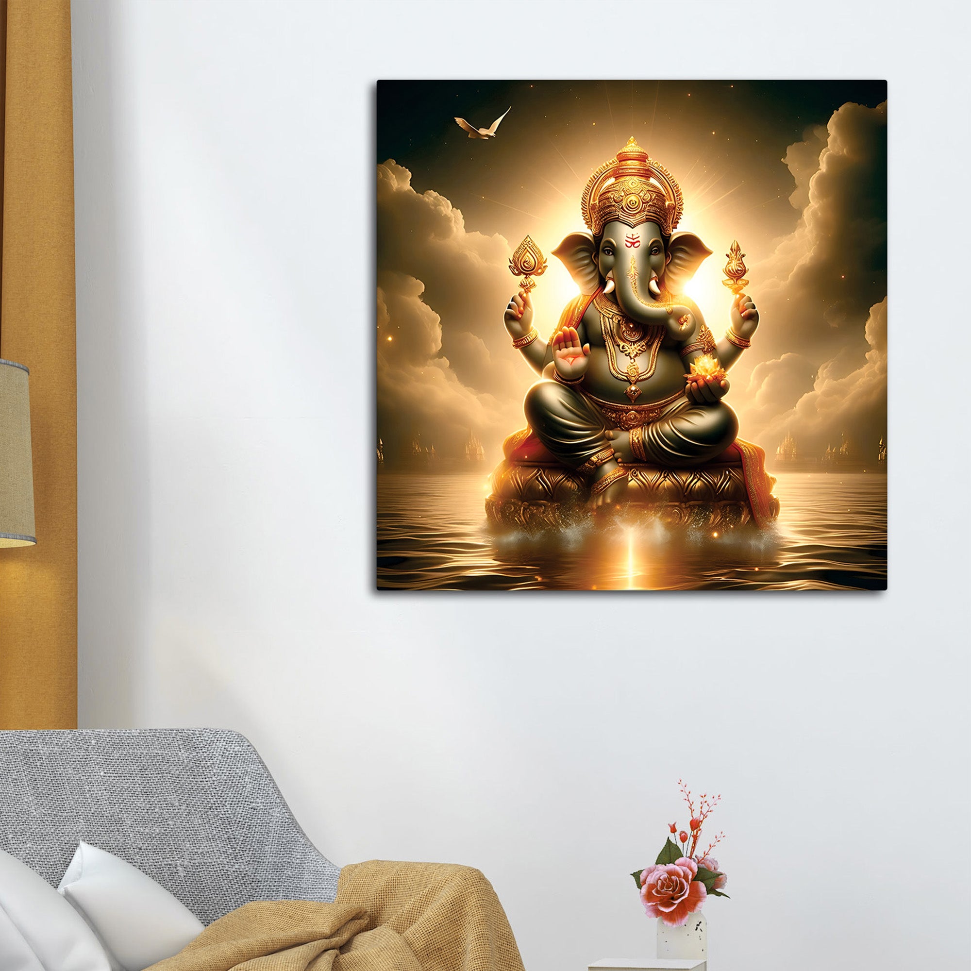 Divine Ganpati Painting for Office Decor