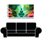 Divine Gautam Buddha Canvas Painting for Peaceful Home Décor