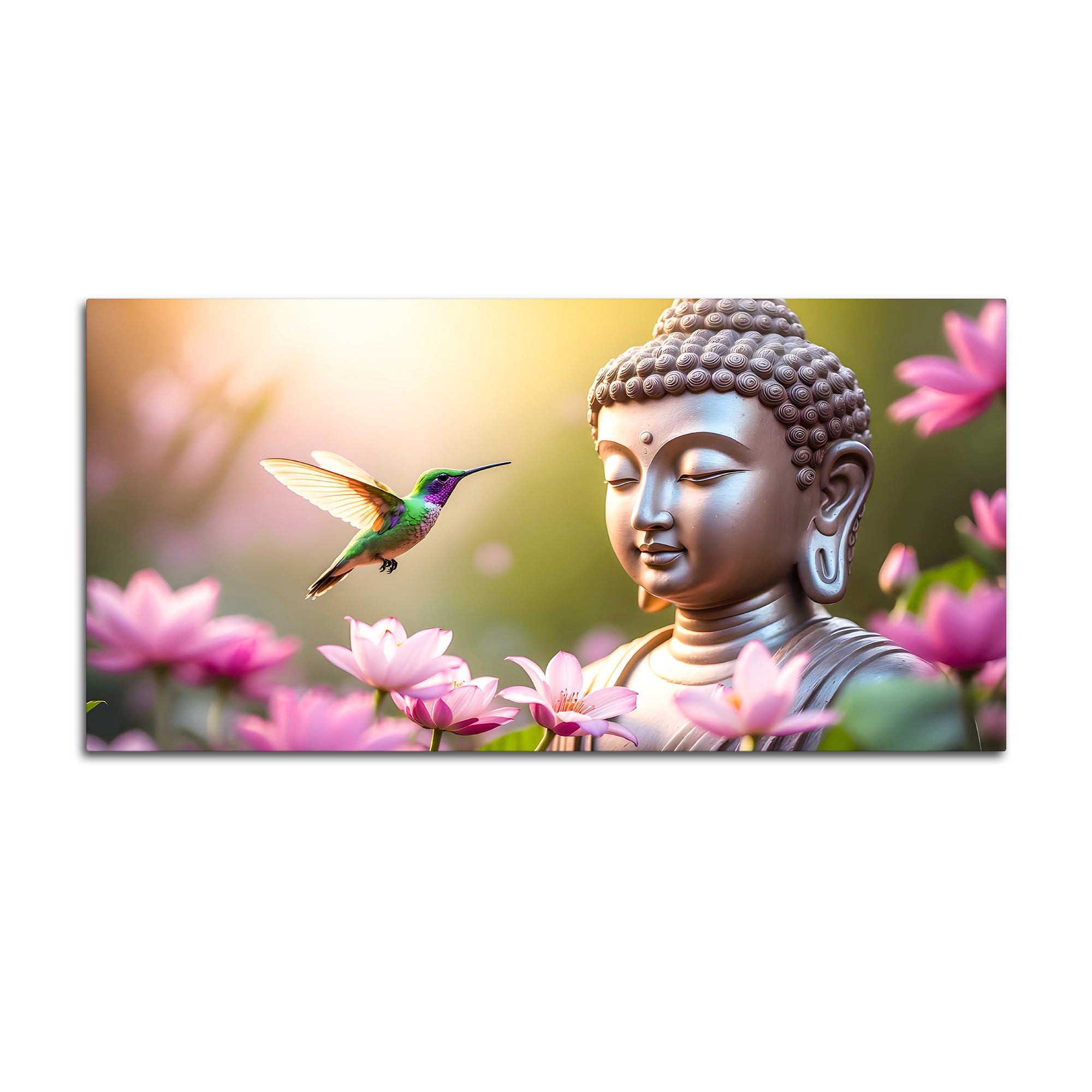 Divine Gautam Buddha Canvas Painting for Wall Decoration