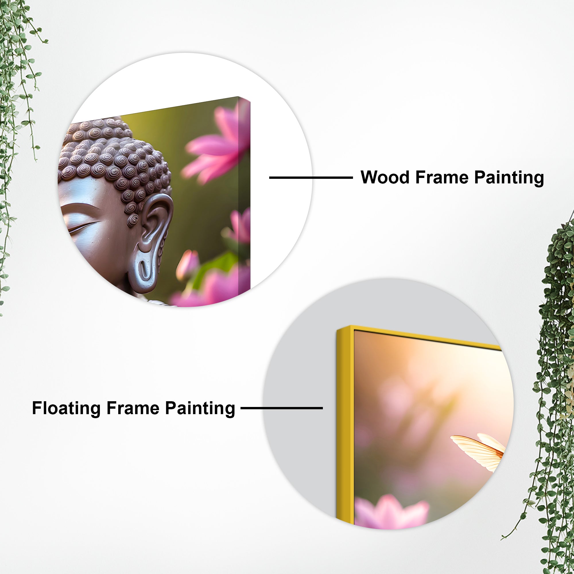 Divine Gautam Buddha Canvas Painting for Wall Decoration