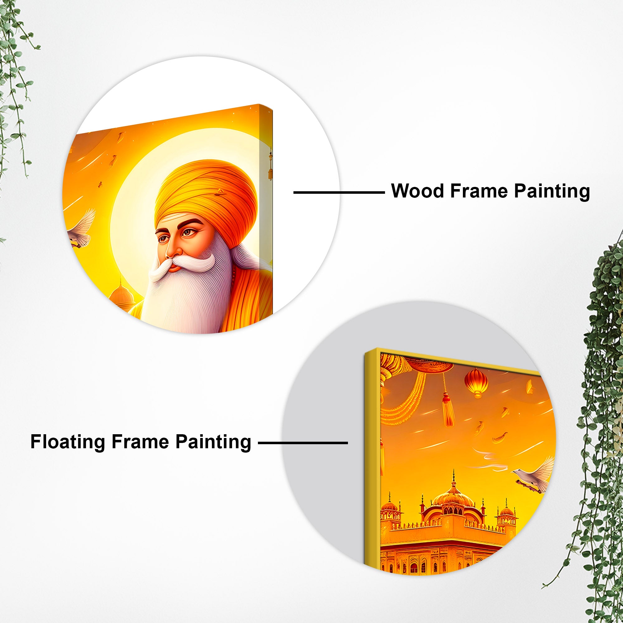 Divine Guru Nanak Dev Ji Painting Spiritual Home Décor