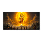 Divine Hanuman Ji Canvas Painting for Living Room & Pooja