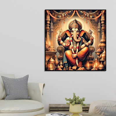 divine-hindu-ganesh-ji-canvas-painting