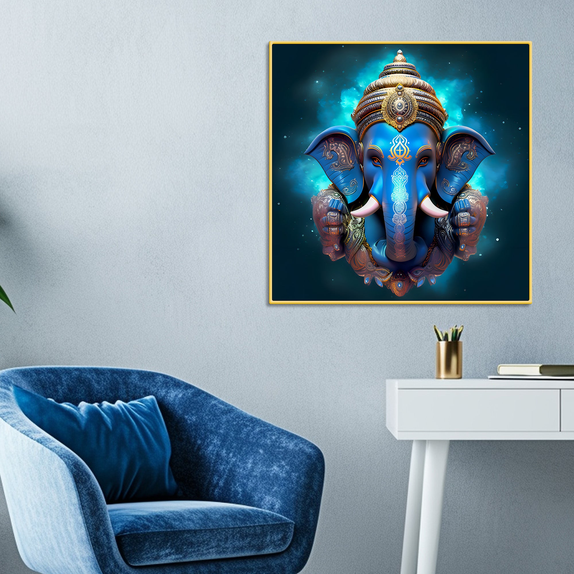 divine-hindu-home-decoration-ganpati-bappa-painting