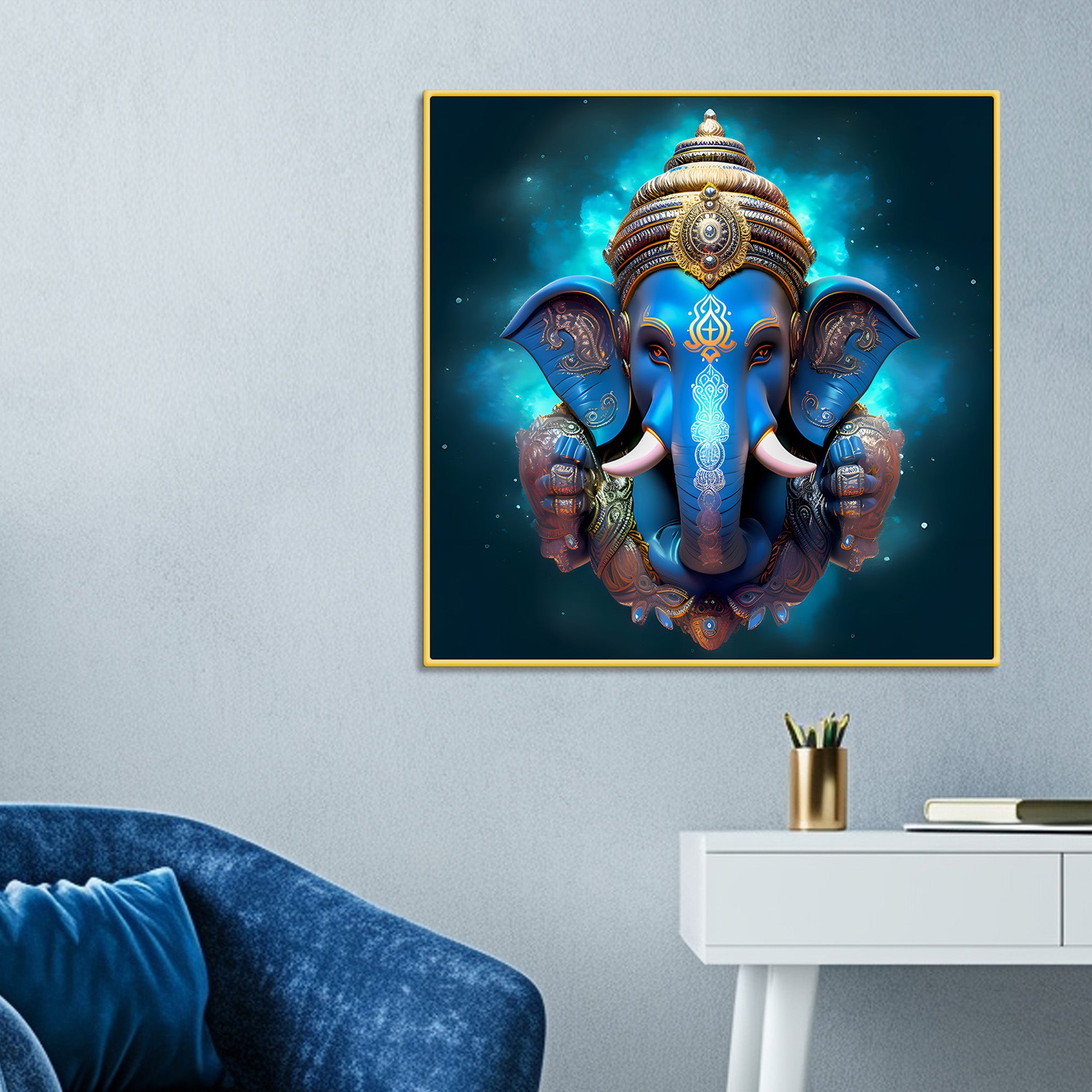 divine-hindu-home-decoration-ganpati-bappa-painting