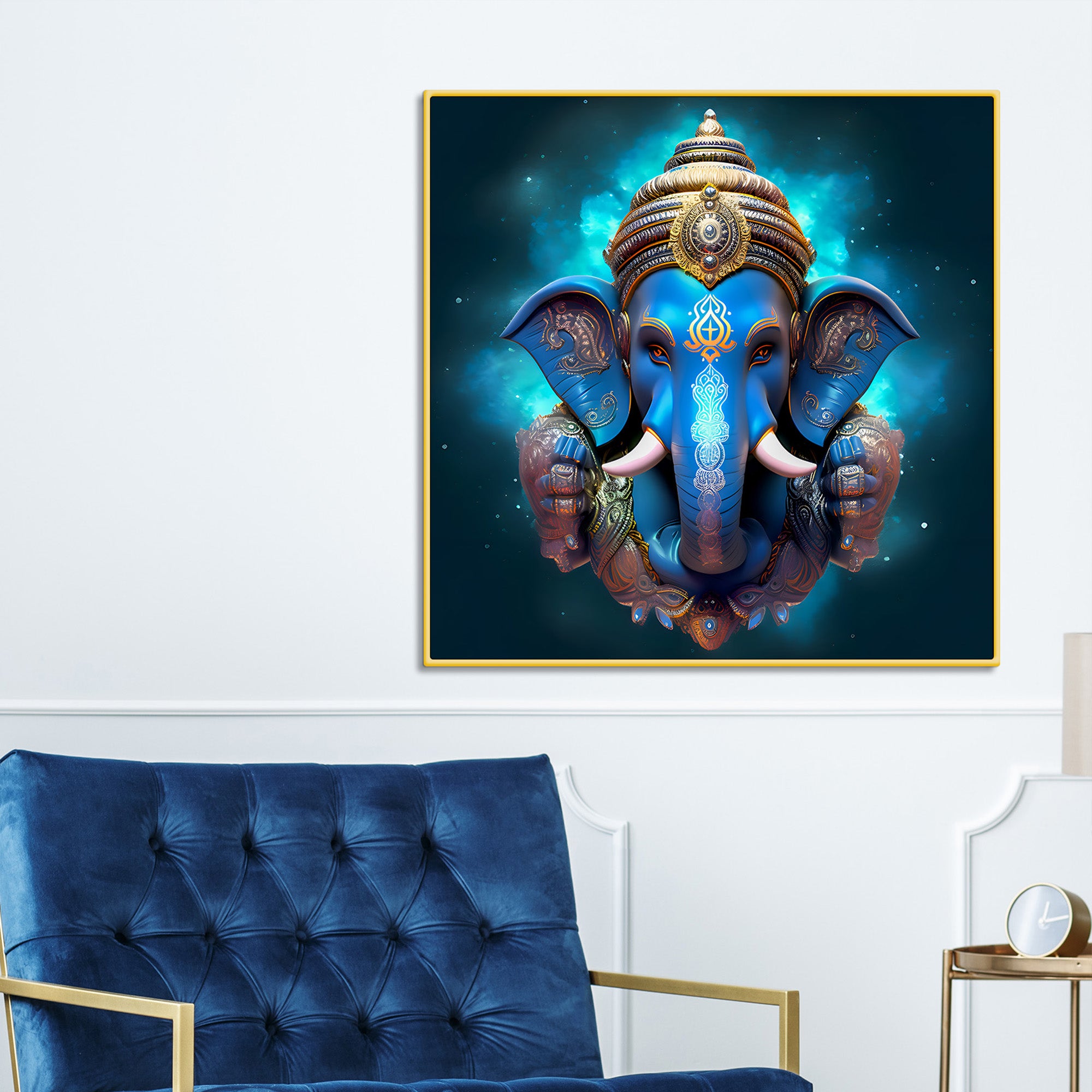Divine Hindu Home Decoration Ganpati Bappa Painting