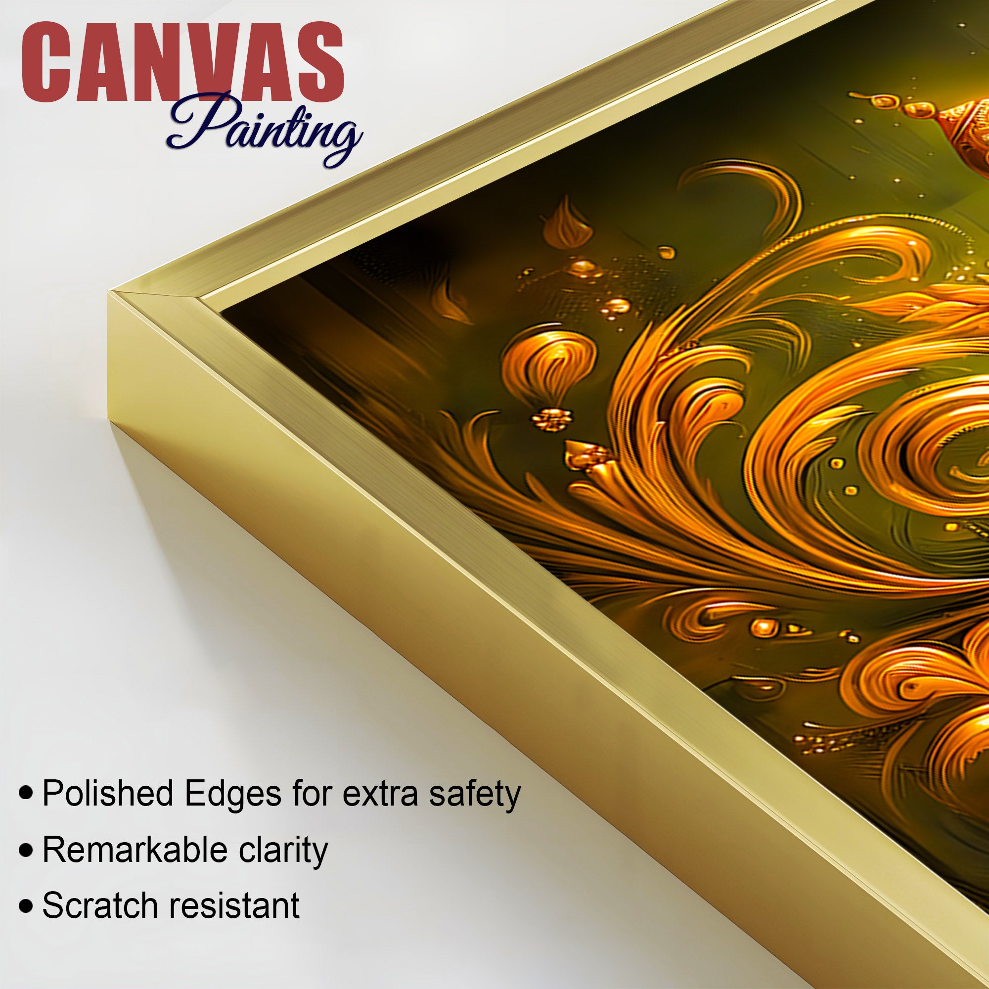 Divine Indian Goddess Abstract Art Religious Painting