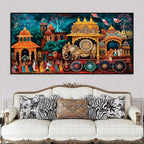 Divine Jagannath Rath Yatra Canvas Wall Décor Painting