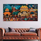 Divine Jagannath Rath Yatra Canvas Wall Décor Painting