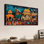 Divine Jagannath Rath Yatra Canvas Wall Décor Painting