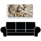 Divine Krishna Musical Grace 3D Canvas Wall Painting