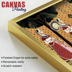Divine Krishna Raas Leela Pichwai Canvas Wall Painting