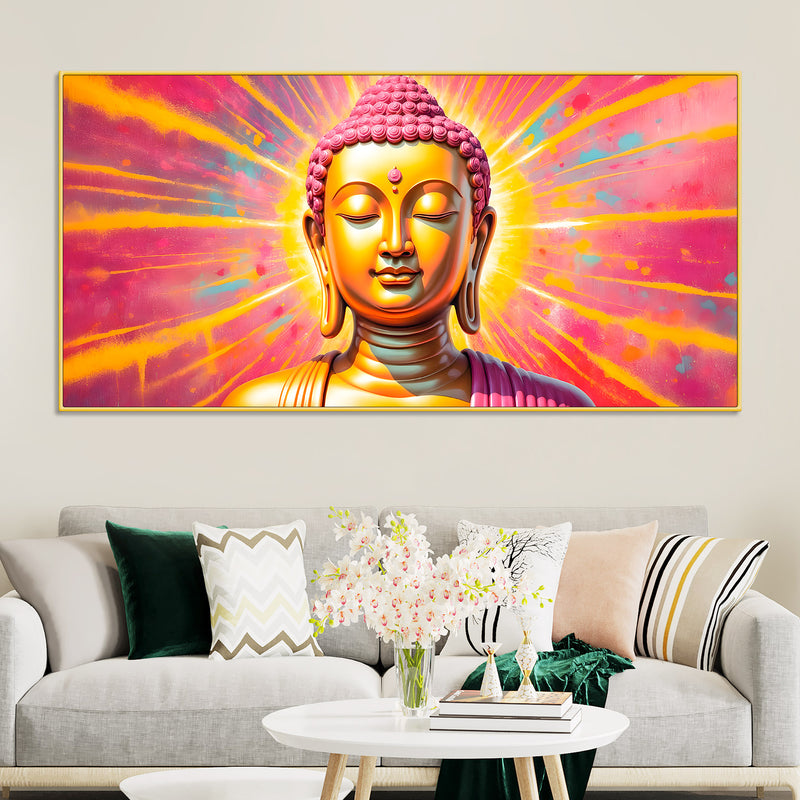 Divine Lord Buddha Canvas Décor Painting