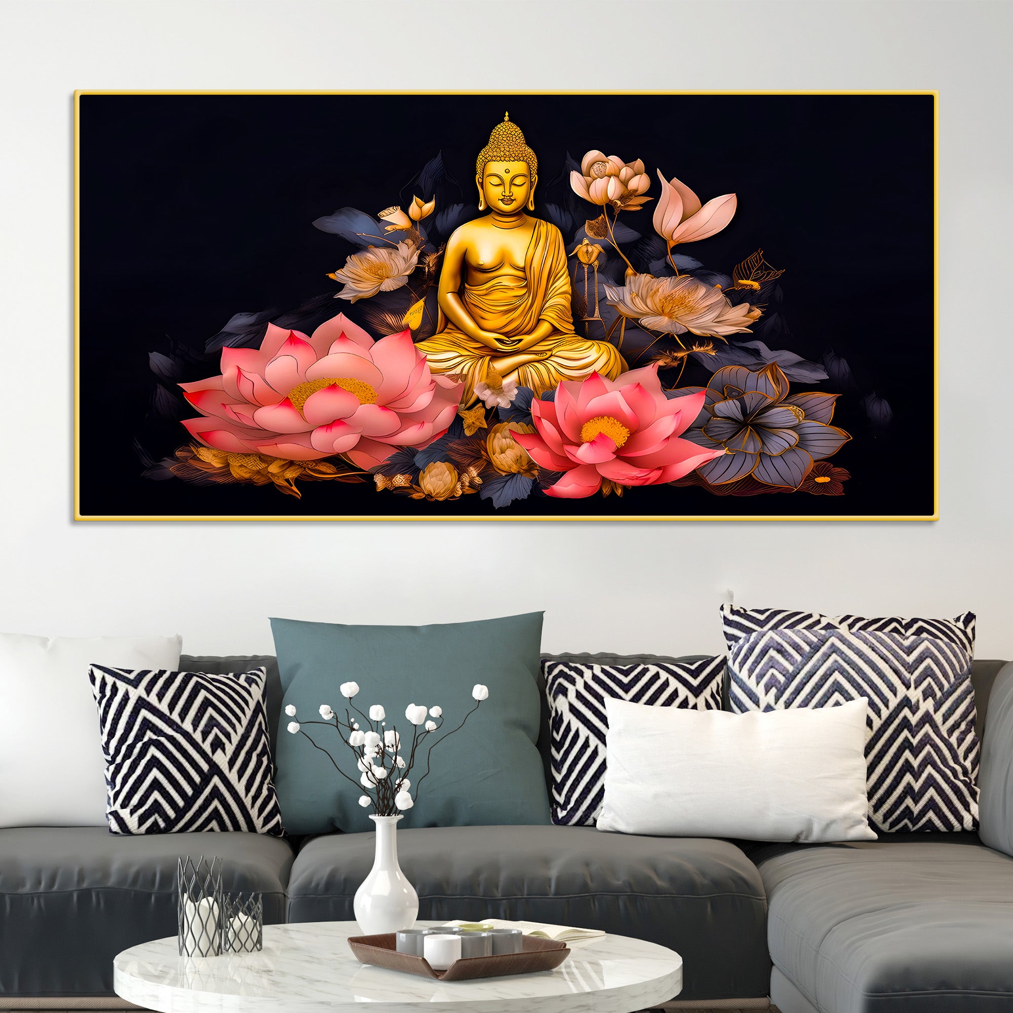 divine-lord-buddha-canvas-painting-for-elegant-home-decoration