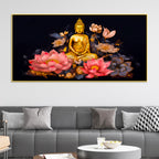 Divine Lord Buddha Canvas Painting for Elegant Home Decoration