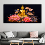 Divine Lord Buddha Canvas Painting for Elegant Home Decoration