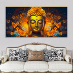 Divine Lord Buddha Canvas Painting for Wall Decoration