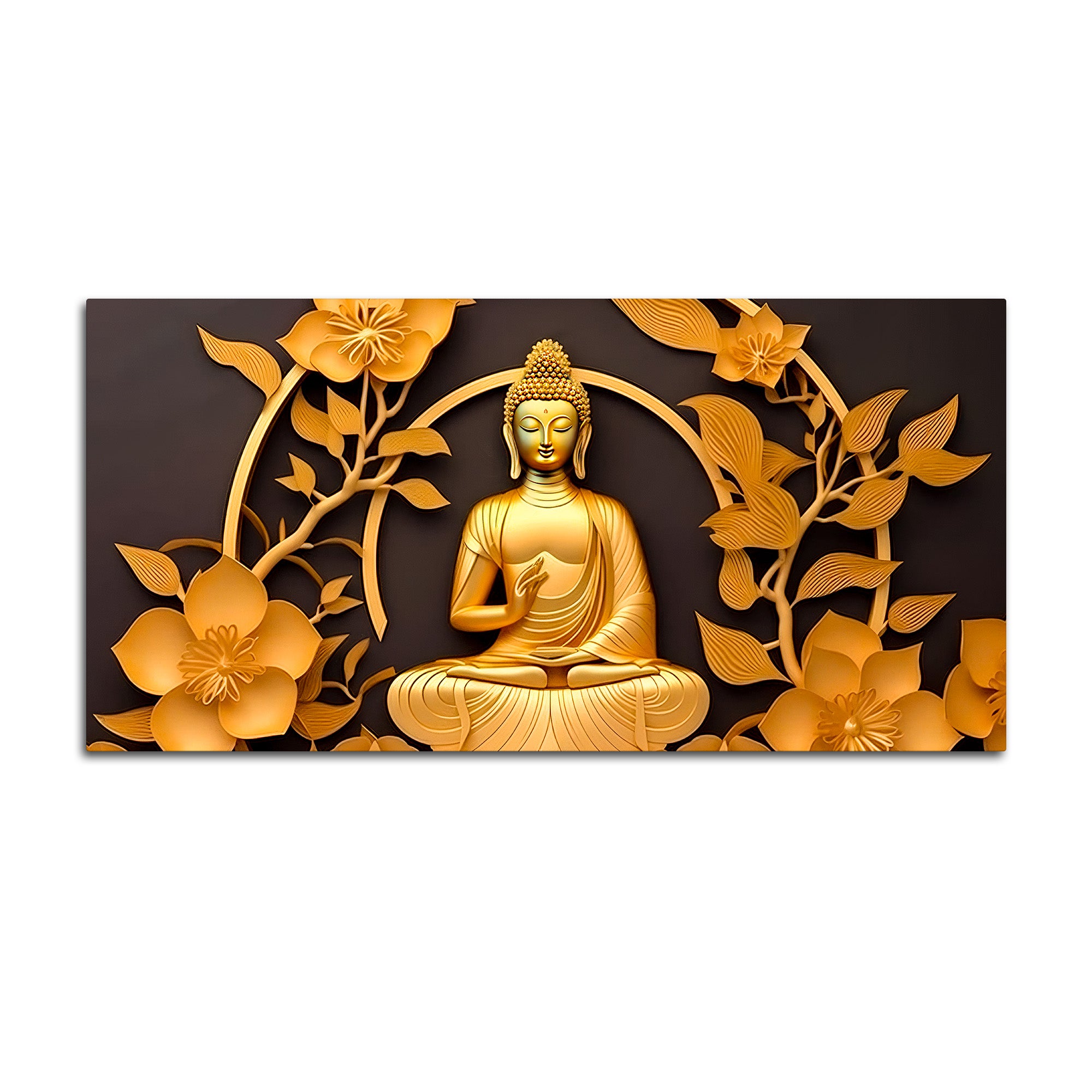 Divine Lord Buddha Canvas Wall Décor Painting