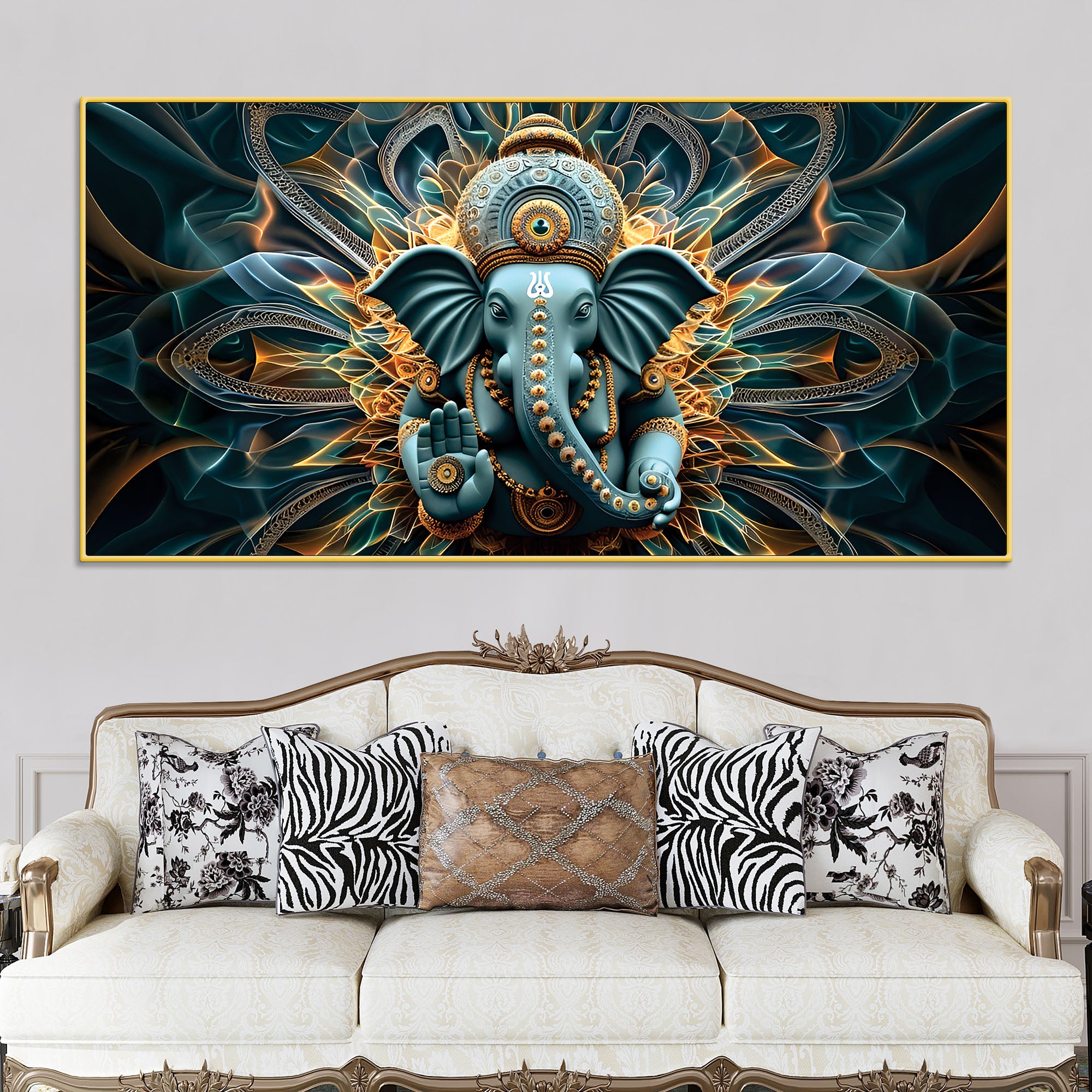 divine-lord-ganesha-abstract-canvas-wall-painting-for-home-office-modern-devotional-wall-decor-