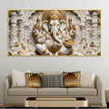 Divine Lord Ganesha Temple Blessings 3D Canvas Wall Painting