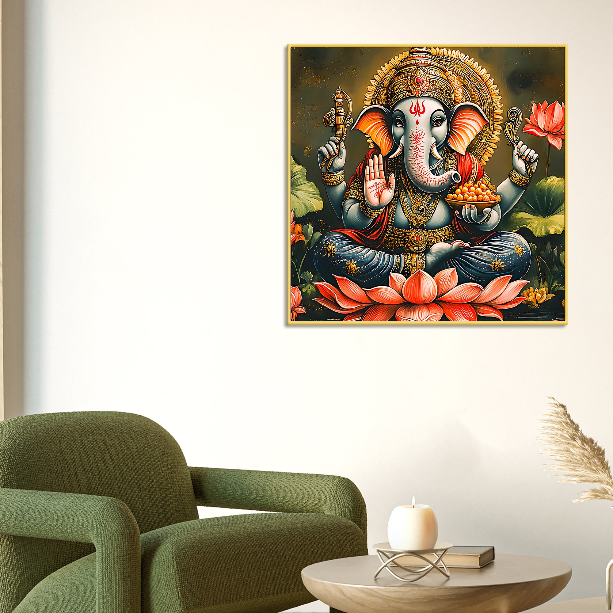 divine-lord-ganpati-wall-decor-painting