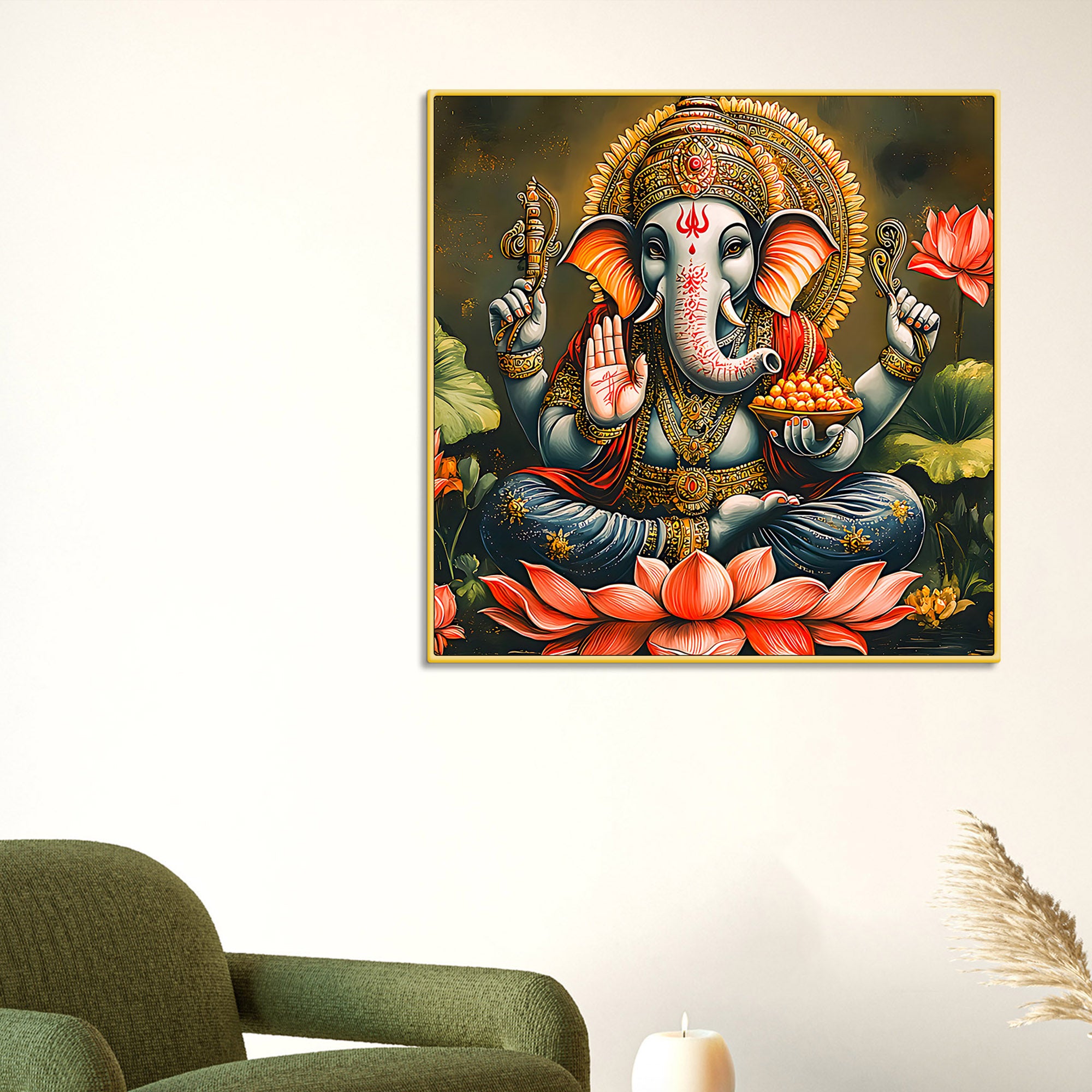 divine-lord-ganpati-wall-decor-painting