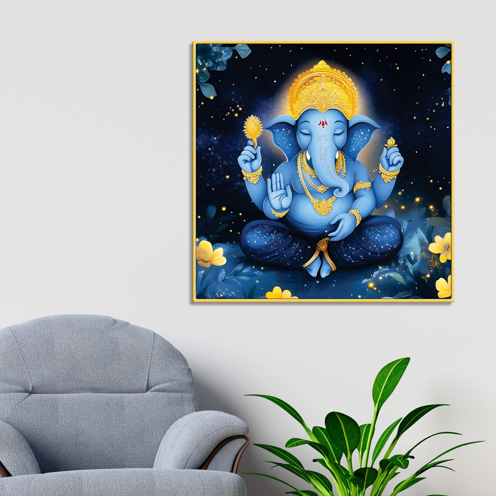 divine-lord-ganpati-wall-painting
