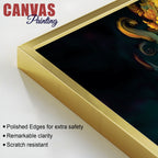 Divine Lord Krishna Canvas Painting for Wall Decor
