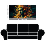 Divine Lord Krishna Canvas Painting for Wall Decor