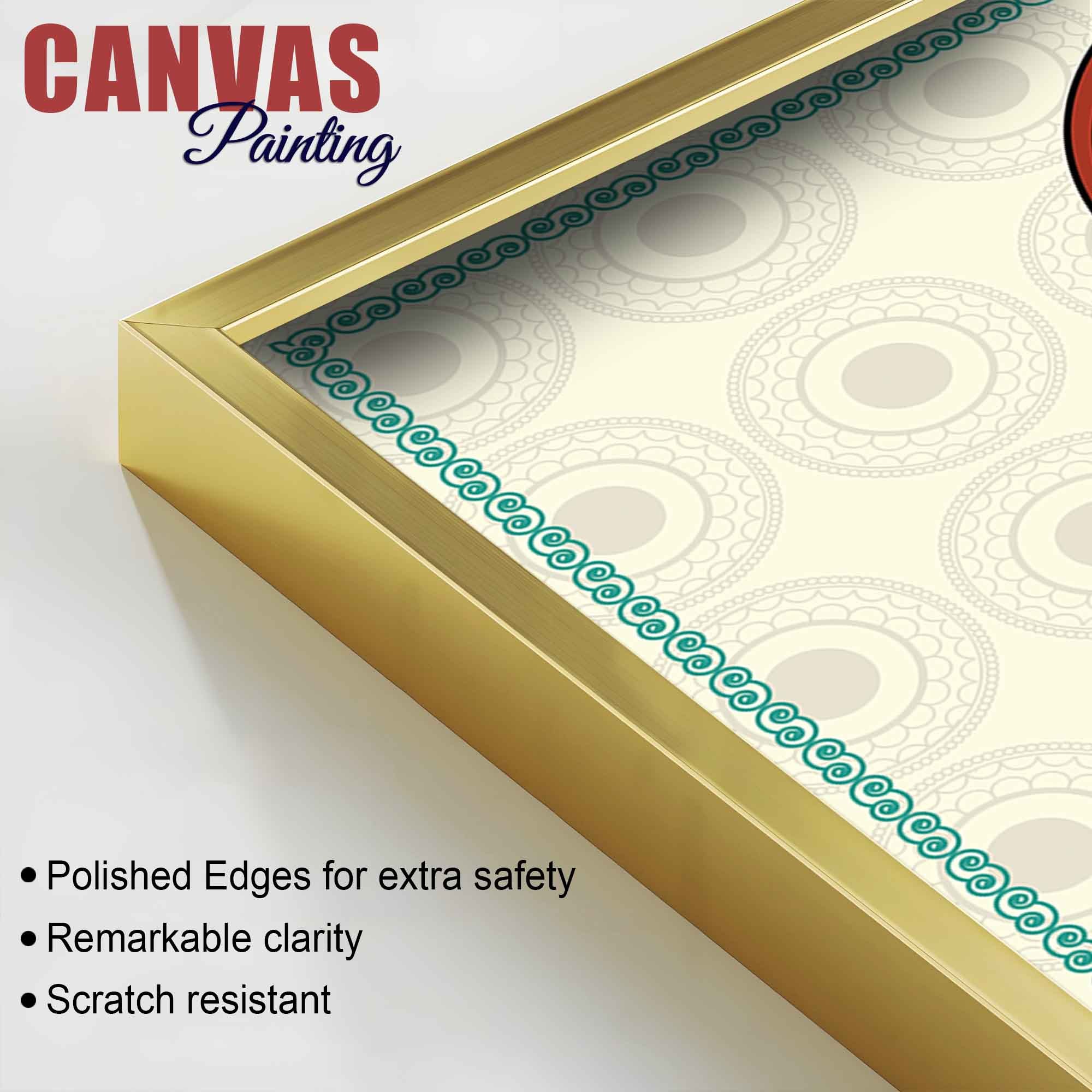 Divine Lord Krishna Canvas Wall Painting | Positive Energy Wall Art