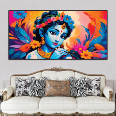 divine-lord-krishna-floral-canvas-wall-painting-for-home-decor