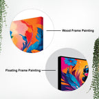 Divine Lord Krishna Floral Canvas Wall Painting for Home Decor
