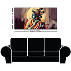 Divine Lord Krishna Modern Painting on Canvas