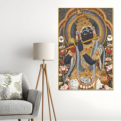 divine-lord-krishna-murli-art-canvas-wall-painting
