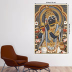 Divine Lord Krishna Murli Art Canvas Wall Painting