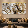 Divine Lord Shiv & Mata Parvati Eternal Love 3D Canvas Wall Painting