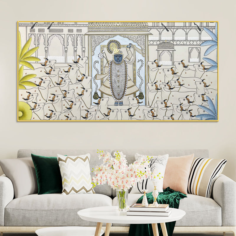 divine-lord-shreenathji-with-sacred-cows-pichwai-style-canvas-wall-painting-for-home-temple