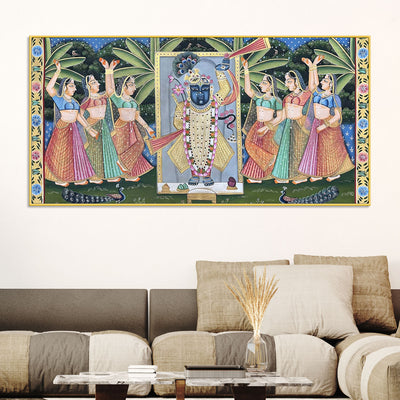 divine-nathdwara-shreenathji-with-gopis-pichwai-canvas-wall-painting
