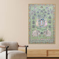 Divine Raas Leela of Lord Shrinathji in Vrindavan Pichwai Canvas Painting