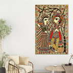 divine-radha-krishna-madhubani-canvas-painting-for-religious-indian-wall-decor