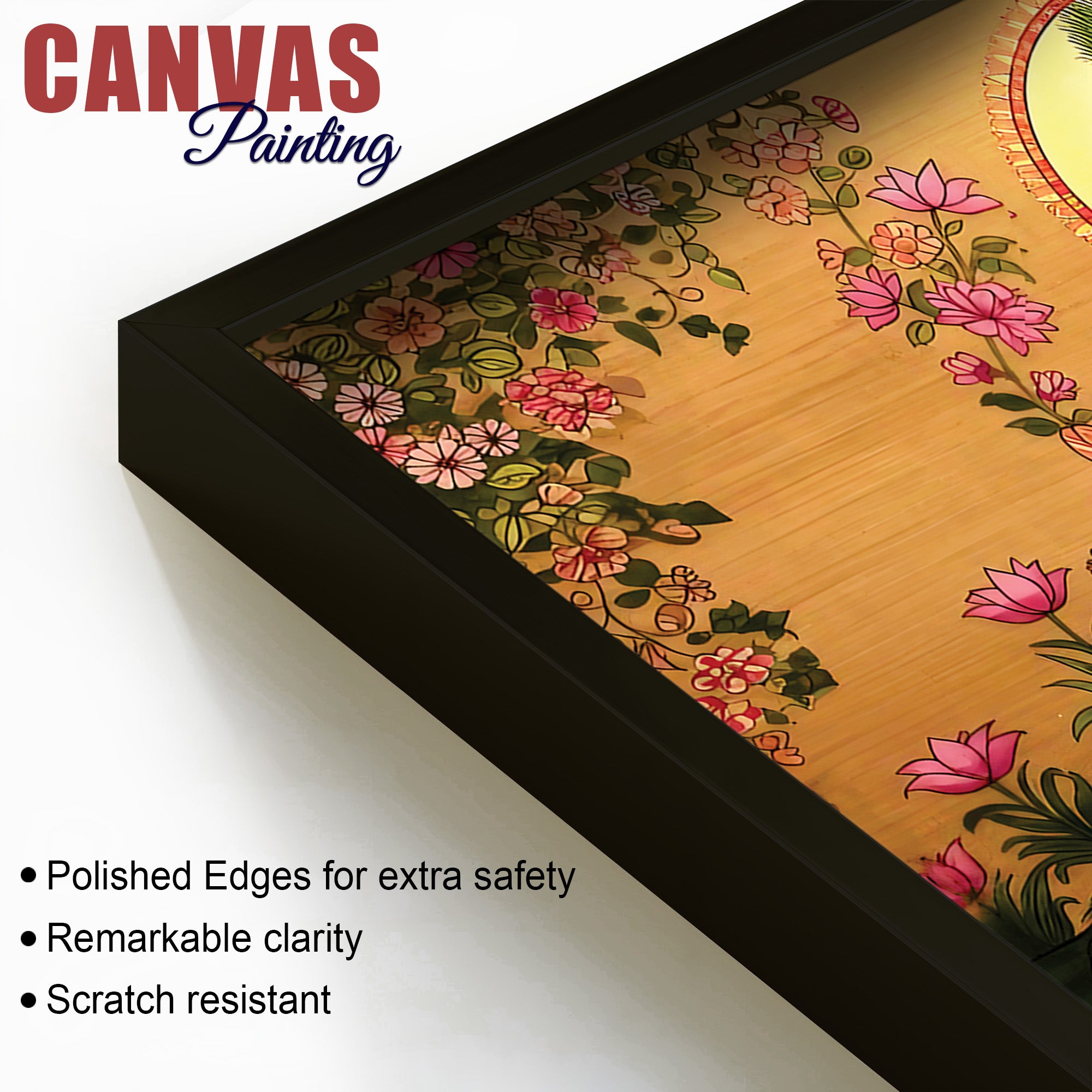 Divine Radha Krishna Religious Canvas Wall Painting