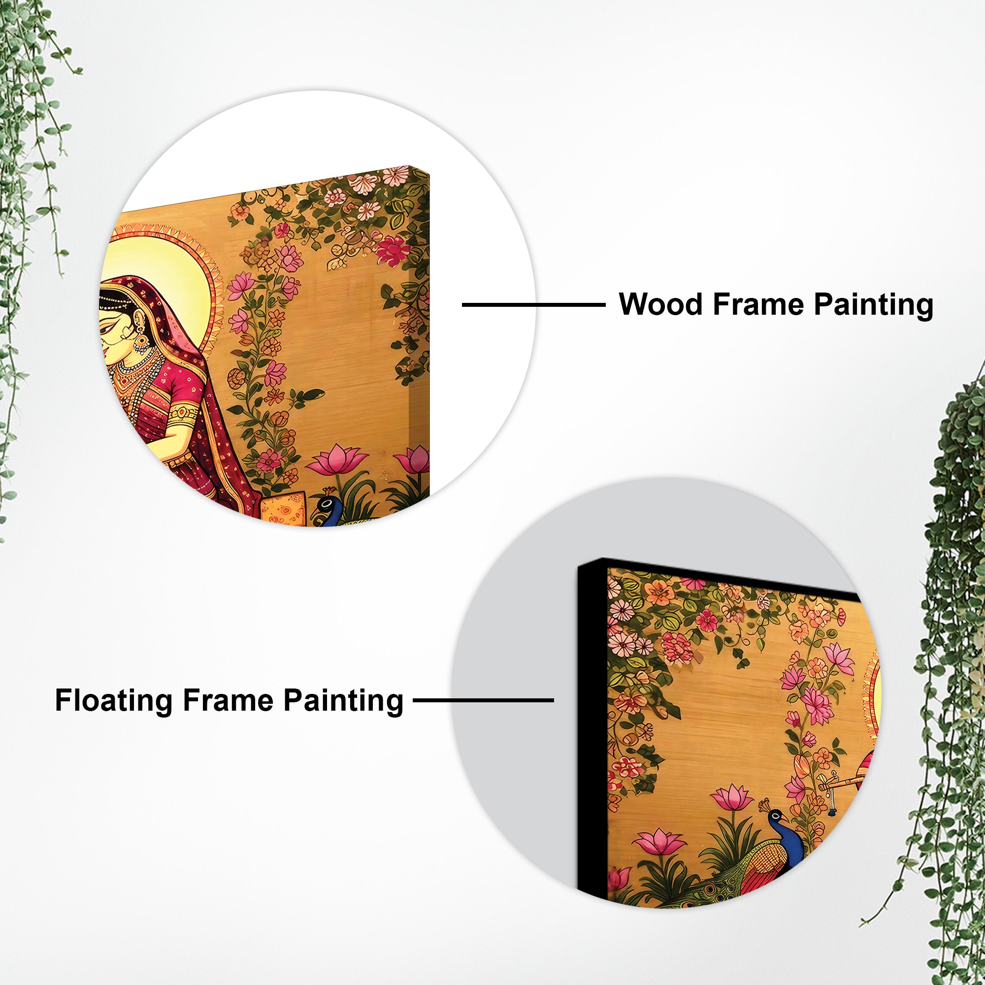 Divine Radha Krishna Religious Canvas Wall Painting