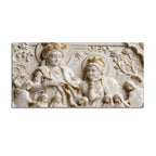 Divine Radha Krishna with Gopis 3D Canvas Wall Painting